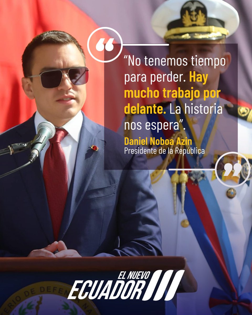 El Gobierno Nacional reafirma su compromiso con la transformación, el progreso y la construcción de una nueva historia para el país.  

#24DeMayo
#BatallaDePichincha