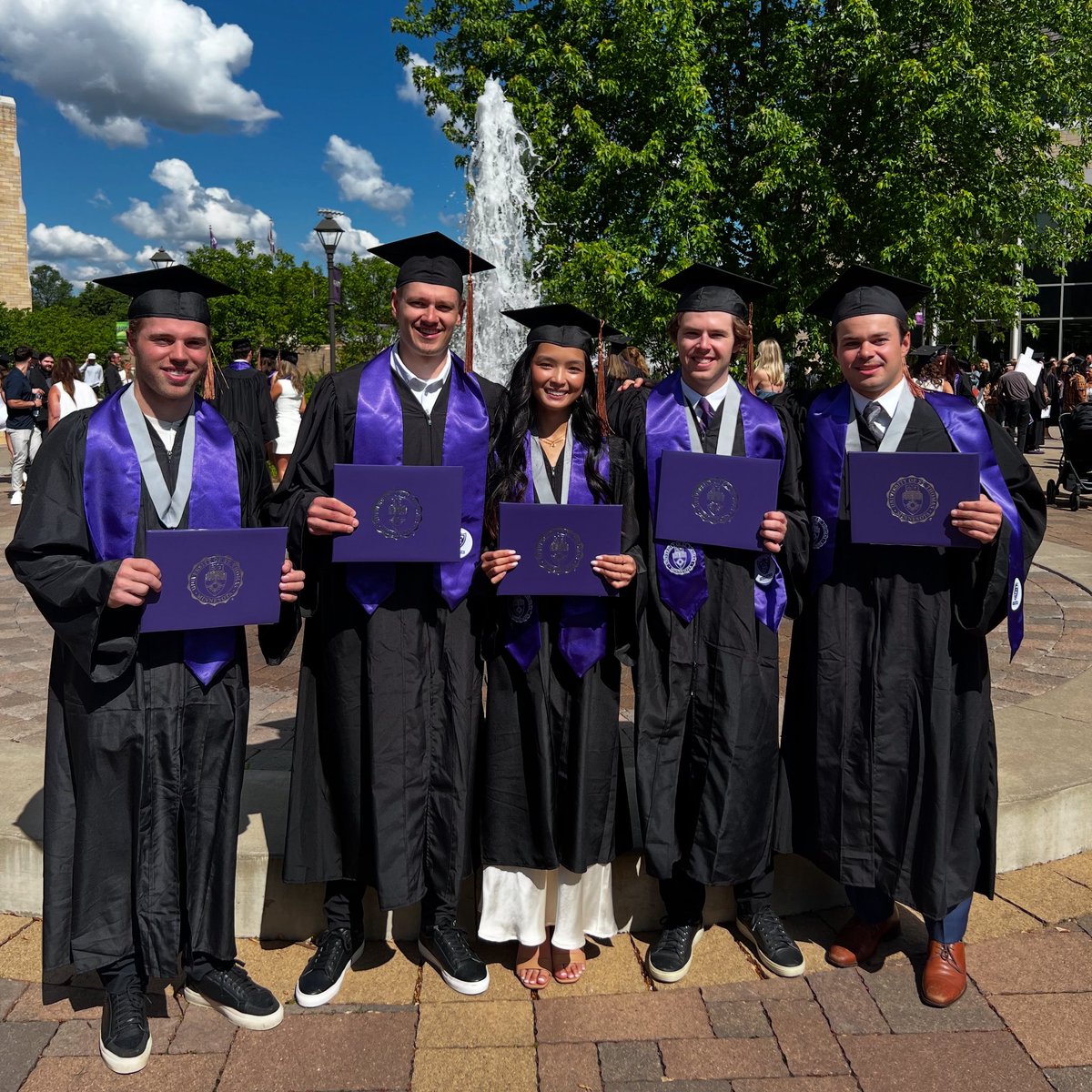 A big congrats to our grads🥳

Forever Tommies😈

#RollToms | #FidesInFratrem