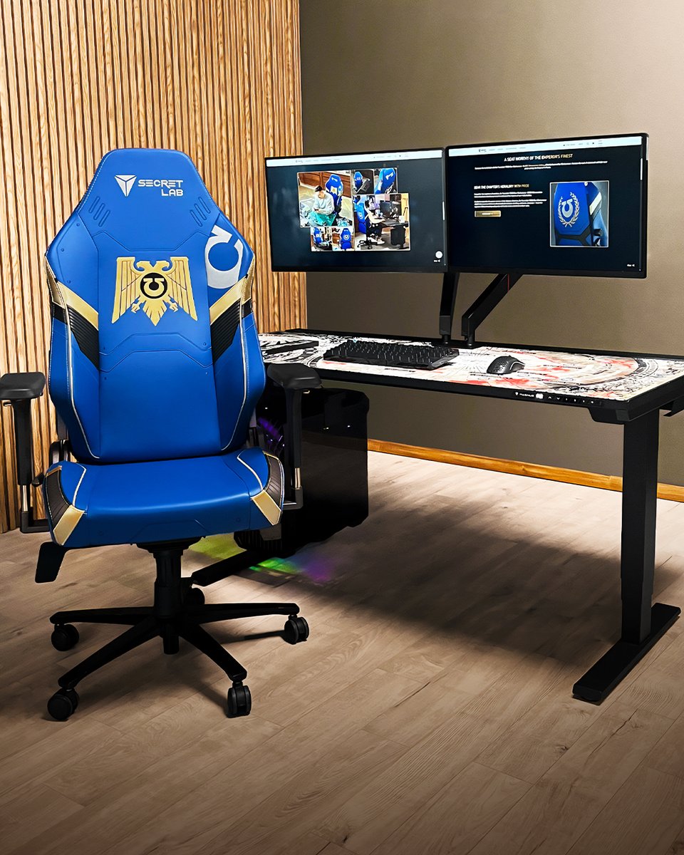 secretlabchairs's tweet image. Painting, kitbashing, gaming — whatever your calling, do it from the seat of the Emperor’s finest. Channel the precision and discipline of the Adeptus Astartes with the Secretlab TITAN Evo Warhammer 40,000 Ultramarines Edition.

secretlab.co/warhammer40000

#secretlab #setupgoals