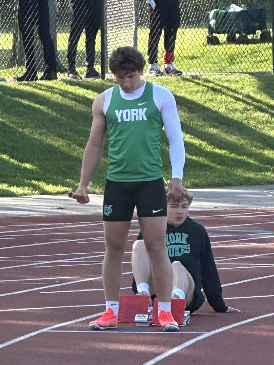 Bruno Massel IV (@masselbruno) on Twitter photo Our 4x100 team won last night at sectionals & head into state next weekend w/the #1 time in IL 41:50 <a href="/henry_duda26/">Henry Duda</a> <a href="/justincello11/">Justin Cello</a> #Dannykarnatz
<a href="/XctfYork/">York Boys Cross Country and Track & Field</a> <a href="/YorkDukesFB/">York Dukes Football</a> <a href="/IndianaFootball/">Indiana Football</a> <a href="/MikePechac_DPD/">Mike Pechac</a> <a href="/CoachShanahan_/">Mike Shanahan</a> <a href="/CCignettiIU/">Curt Cignetti</a> Our 4x100 team won last night at sectionals & head into state next weekend w/the #1 time in IL 41:50 <a href="/henry_duda26/">Henry Duda</a> <a href="/justincello11/">Justin Cello</a> #Dannykarnatz
<a href="/XctfYork/">York Boys Cross Country and Track & Field</a> <a href="/YorkDukesFB/">York Dukes Football</a> <a href="/IndianaFootball/">Indiana Football</a> <a href="/MikePechac_DPD/">Mike Pechac</a> <a href="/CoachShanahan_/">Mike Shanahan</a> <a href="/CCignettiIU/">Curt Cignetti</a>