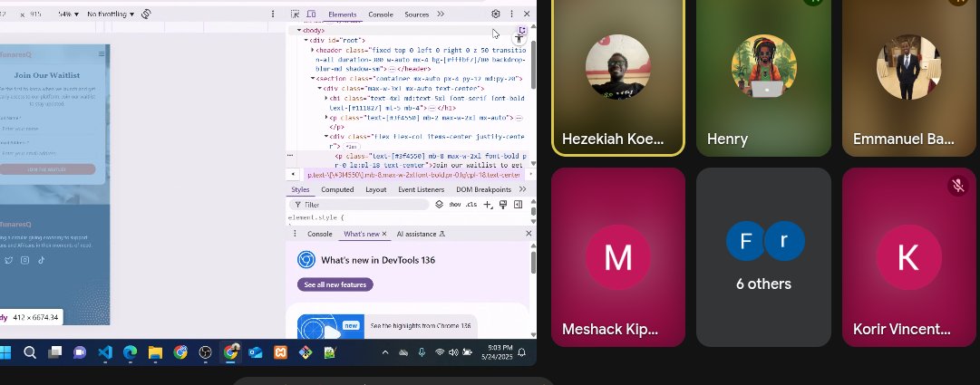vincenttommik's tweet photo. Building @Tunaresq  has really shown the art of Collaboration among @KoechDjango @chirchir69 @Bandmanuell @CatherineKiiru @msnmongare @23MorganDev @chirchir69 @tech_tafari @LearnWithSharry @eng_mbuguaa , how a task should be planned before being implemented and 🚀🚀 https://t.co/VGoYbNezpH