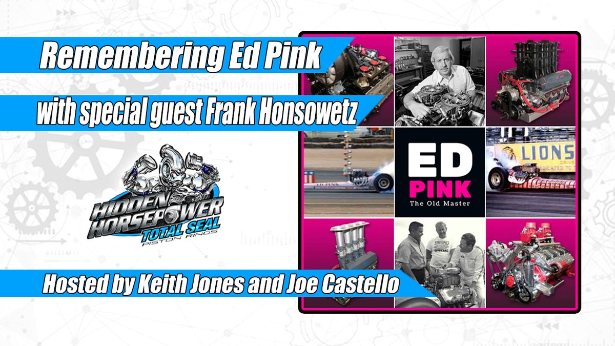 SealTotal's tweet image. In this special tribute episode of Hidden Horsepower, we welcome Frank Honsowetz, former President and GM of Ed Pink Racing Engines, to reflect on the life and legacy of engine builder Ed Pink. 

loom.ly/7mlqKTU

#edpink #enginebuilder #pistonrings #totalseal #wforadio