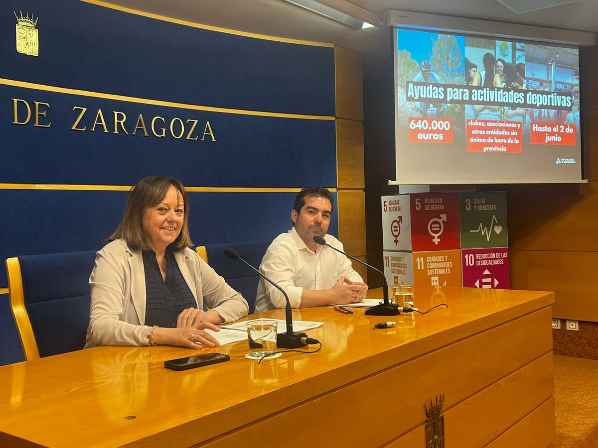 🔺🏀Sigue abierta la convocatoria de ayudas para actividades deportivas de la <a href="/DPZaragoza/">Diputación de Zaragoza</a>, dotadas con 6️⃣4️⃣0️⃣,0️⃣0️⃣0️⃣euros

📅Pueden pedirse hasta el 2 de junio 

ℹ️dpz.es/noticias/la-di…