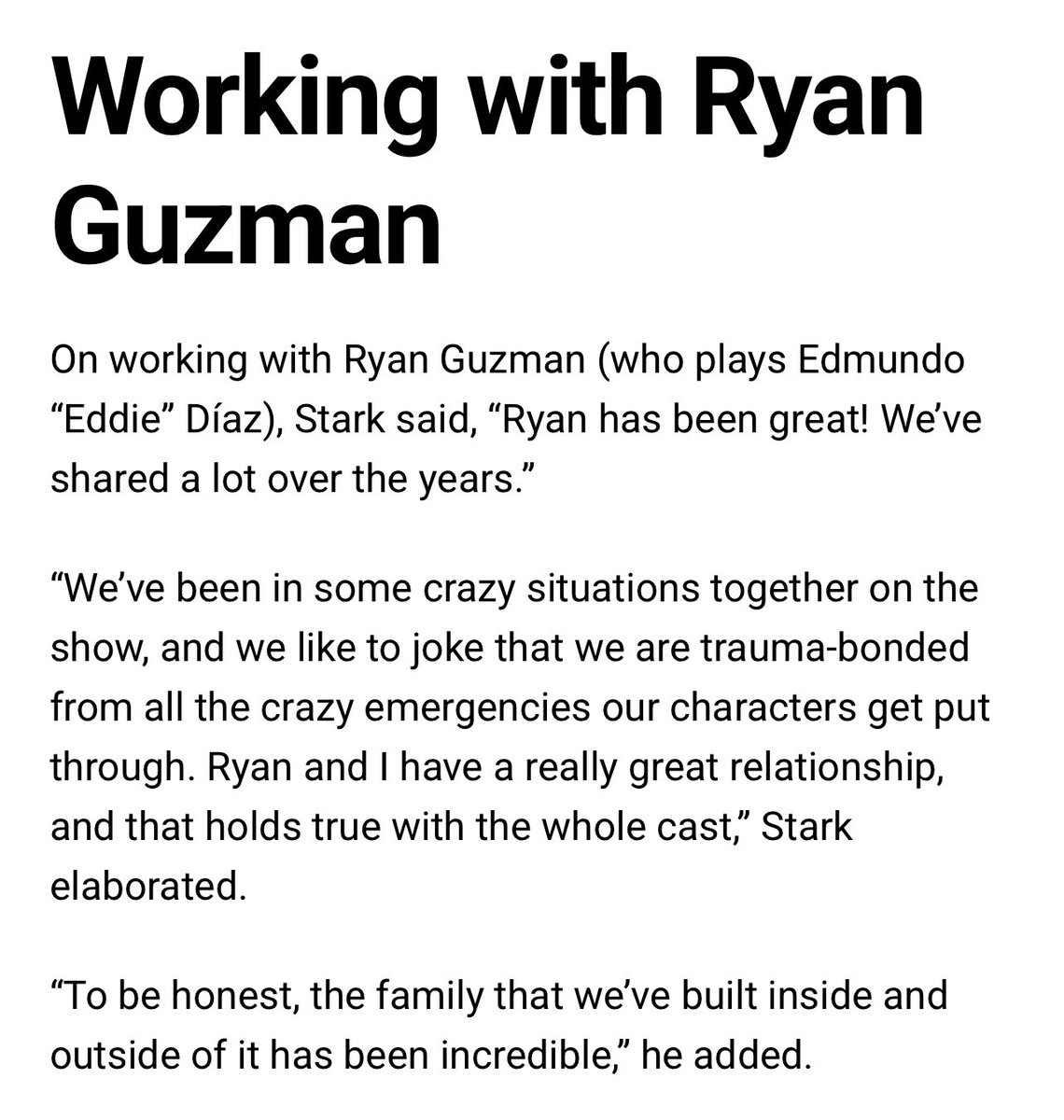 “Ryan and I have a really great relationship, and that holds true for the whole cast” I LOVE THEM OMG digitaljournal.com/entertainment/…