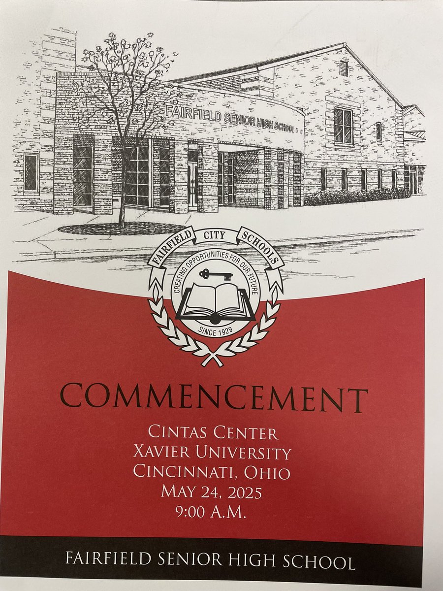 Congratulations Class of 2025. Go out and change the world! #FairfieldPride