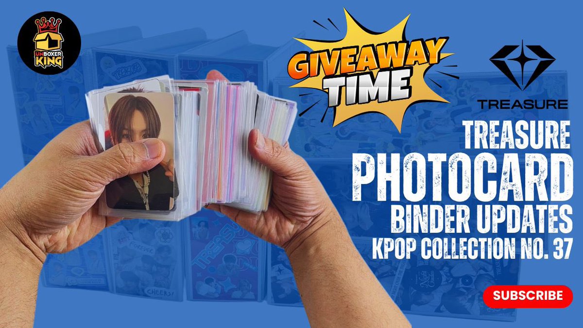 unboxerking's tweet photo. TREASURE PLEASURE + GIVEAWAY || PHOTOCARD UPDATES NO. 37 https://t.co/Uhl5fq2SHI https://t.co/lIUJUdurkQ