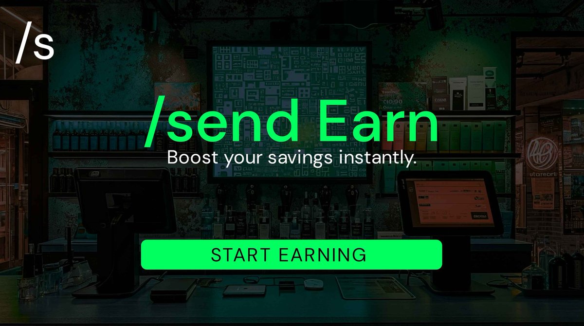 /Dreamer π³π¬π¦
l (@whiz_kibzy) on Twitter photo Send Earn lets you earn yield on your $USDC and from your referrals. No banks, no lockupsβjust onchain passive income powered by smart contracts and your network.
$SEND <a href="/ethentree/">/ethen π³</a> @XinoZee01 <a href="/Send/">Send</a> <a href="/send_africa/">Send Africa</a> Send Earn lets you earn yield on your $USDC and from your referrals. No banks, no lockupsβjust onchain passive income powered by smart contracts and your network.
$SEND <a href="/ethentree/">/ethen π³</a> @XinoZee01 <a href="/Send/">Send</a> <a href="/send_africa/">Send Africa</a>