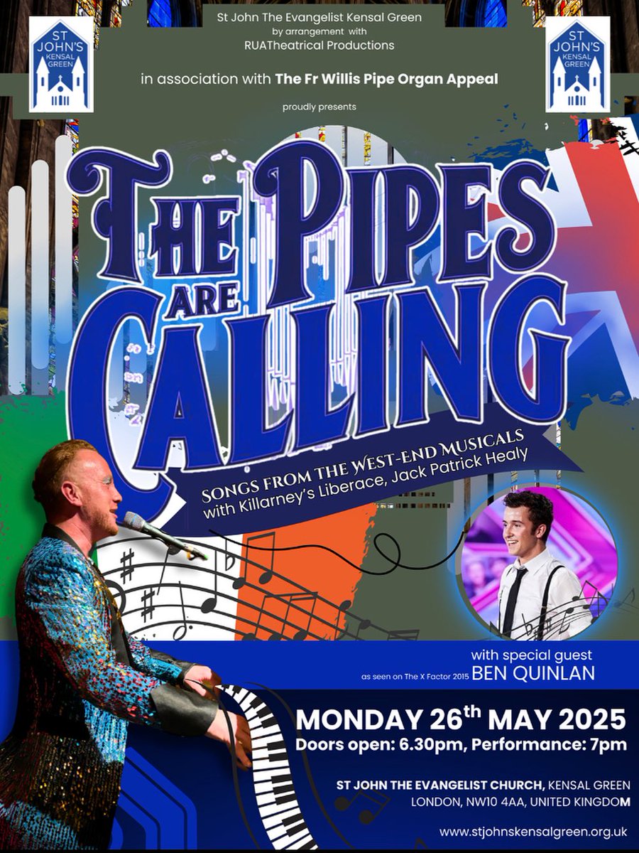 Very much looking forward to this very special evening on Monday with a retiring collection for the Organ Appeal