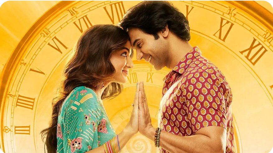 #BhoolChukMaaf has a fun conflict that is resolved by yapping. Kitna lazy writing bhai?

It's a formula to make a small-town Rajkummar Rao comedy movie even if it doesn't have a third act.
Just like 'Vicky Vidya Ka Woh Wala Video'.

First it was Ayushman, now its Rajkummar.