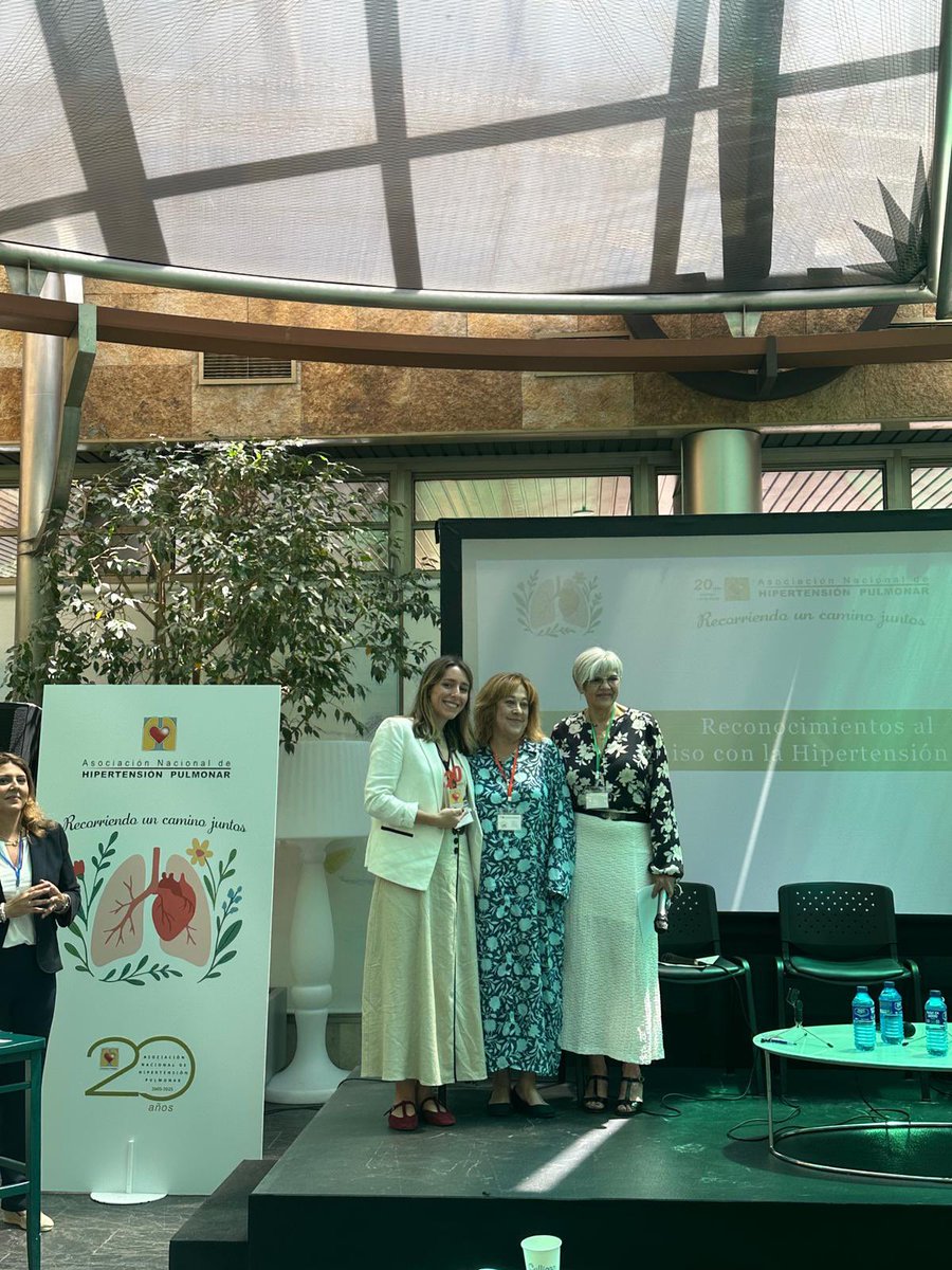 Reconocimiento a nuestra Unidad de Hipertensión Pulmonar desde la #anhp. Gracias.