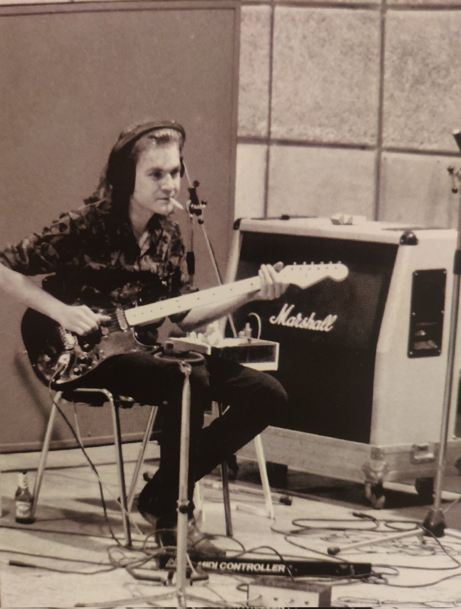 Foto realizada por Joaquín Cardiel durante la grabación de Senderos de Traición en los estudios Kirios de Madrid.