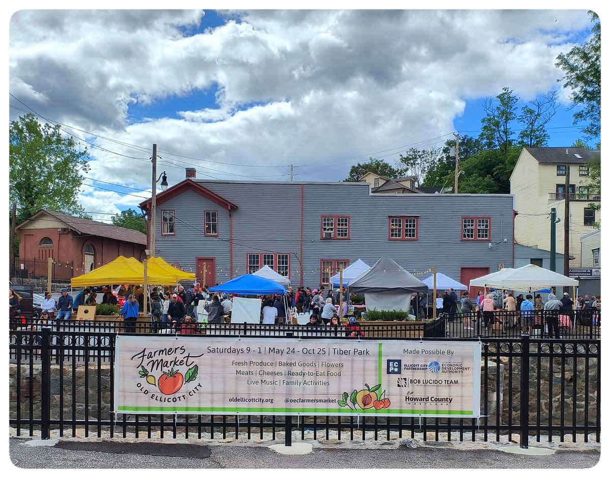 _RoaTech's tweet photo. Saturday Farmer's Market 😃

Location: Ellicott City Historic District (lower main)
Dates: May 24 - October 25
Hour: 9am - 1pm
Come and enjoy local produce, fresh bakery, live music and more! 

@_RoaTech will open every Saturday 9am - 6pm 

#shoplocal
#oldellicottcity 
#roatech https://t.co/DiZLaOF9xu