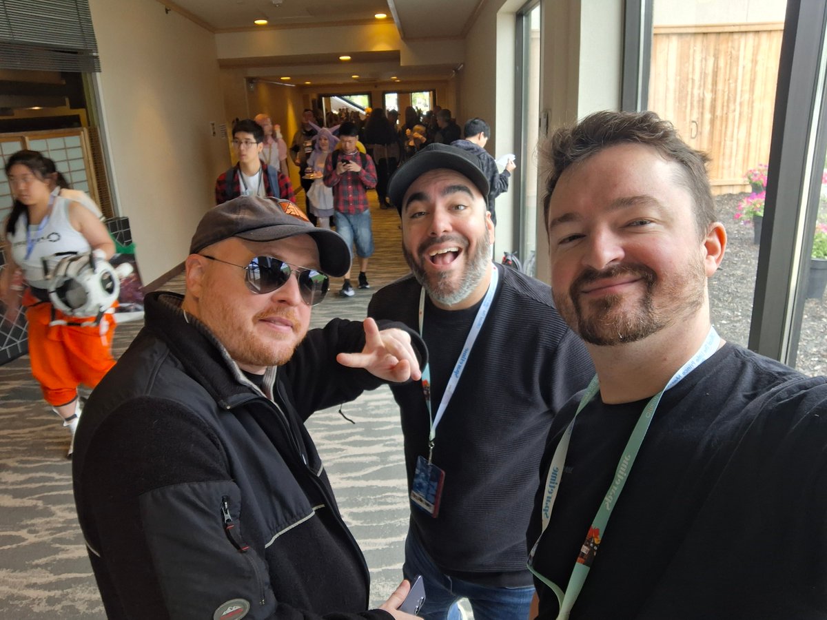 No Quest for the Wicked - Actual Play Podcasts (@noquestcast) on Twitter photo Panelists ASSEMBLE!
( At <a href="/AnimeNorth/">Anime North</a> #animenorth for a How to GM panel!)
#ttrpg #gm #actualplay Panelists ASSEMBLE!
( At <a href="/AnimeNorth/">Anime North</a> #animenorth for a How to GM panel!)
#ttrpg #gm #actualplay