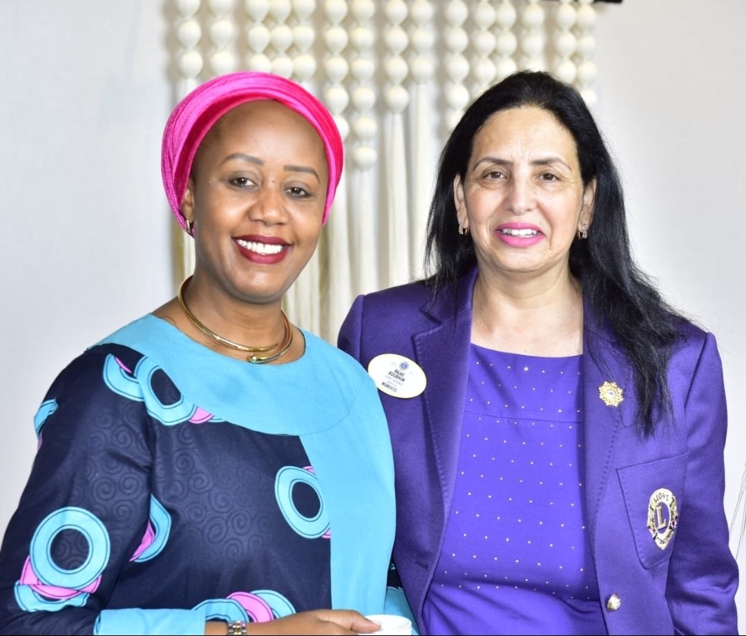 umutonishakilla's tweet photo. Grateful to my friend Governor @RajaBourhim, for the invitation to the 30th convention of the #LionsClub #District416 #Morocco @LionsClubIntl. Wonderful opportunity to connect with new&old friends Lions and Leos, & engage with distinguished officials, including Minister #Azedine Midaoui, Minister of Higher Education, Scientific Research, and Innovation, and Mr. Mohammed Dardouri, Wali, National Coordinator of the #INDH #Morocco