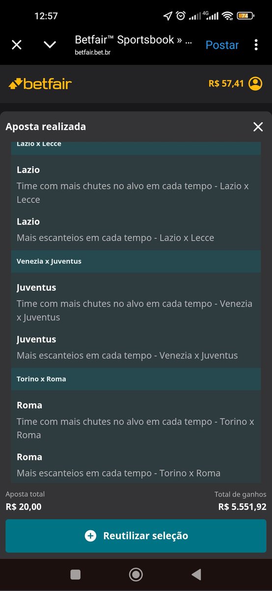 <a href="/APalpites/">Pedro | Apostas e Palpites</a> Depois dos quase 300 ontem, tá permitido sonhar 🙏