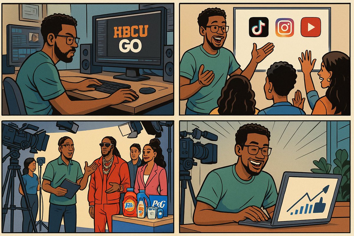 I asked #chatgpt to create a comic based off what it knows about me. Outside of who it thinks I look like, not bad!