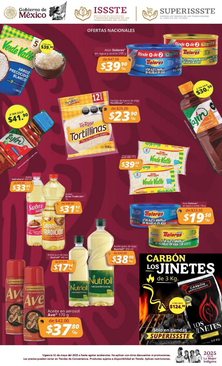 No se pierdan nuestras promociones este #FinDeSemana #DescuentosSuperISSSTE