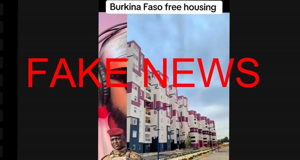 ✅️ Faux, les vidéos virales de projets immobiliers ne sont pas liées à Ibrahim Traoré au Burkina Faso. Nous vous en disons plus ici👉shorturl.at/bcPJS
#BenbereVerif
#Benbereverifextra2