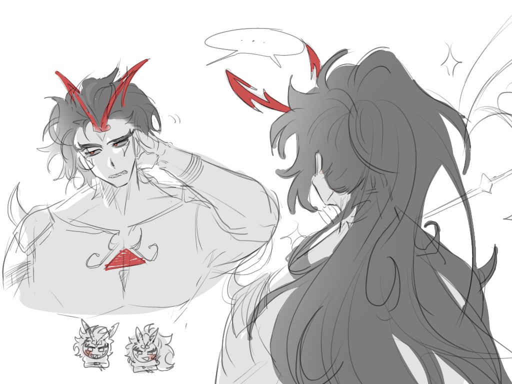 뭐지? 뭐지..? 뭔가, 완전 버골입덕 극초기에 그린 그림들 구경하다가 갑자기 버골 뽕참...