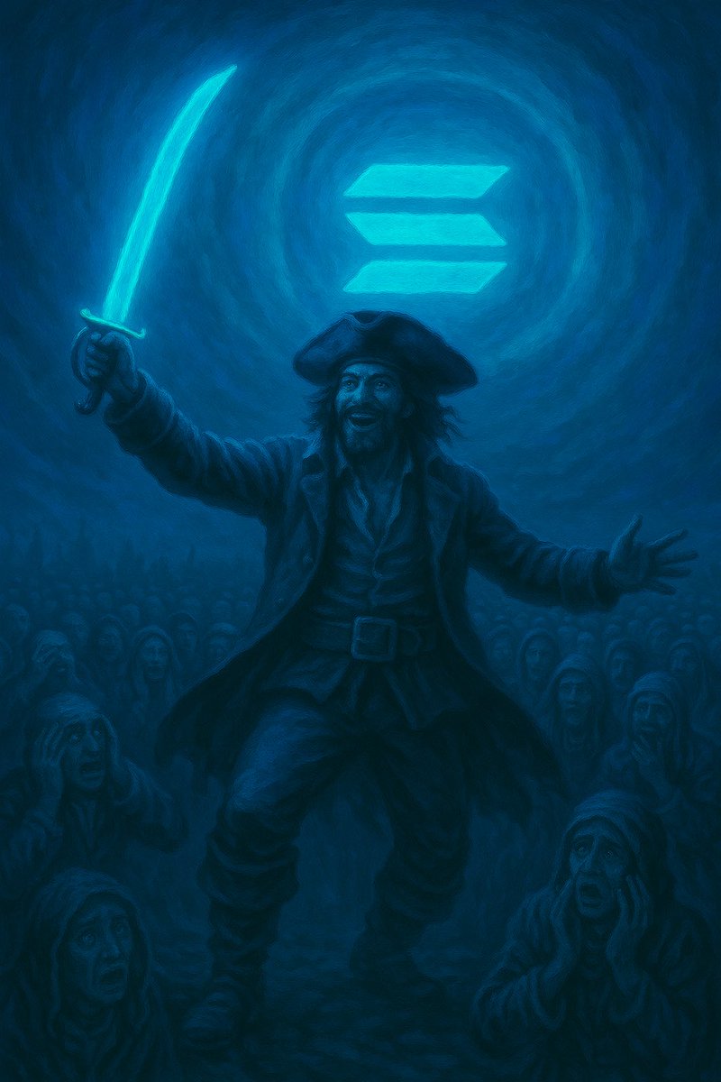 $RAIDERZ
⚓ Launches June 7
🏴‍☠️ 90% Public
🌀 On Solana

The moon rises. The crowd shakes.
The captain smiles.

#RAIDERZ #Solana #Crypto #Web3 #MemeCoin #DeFi