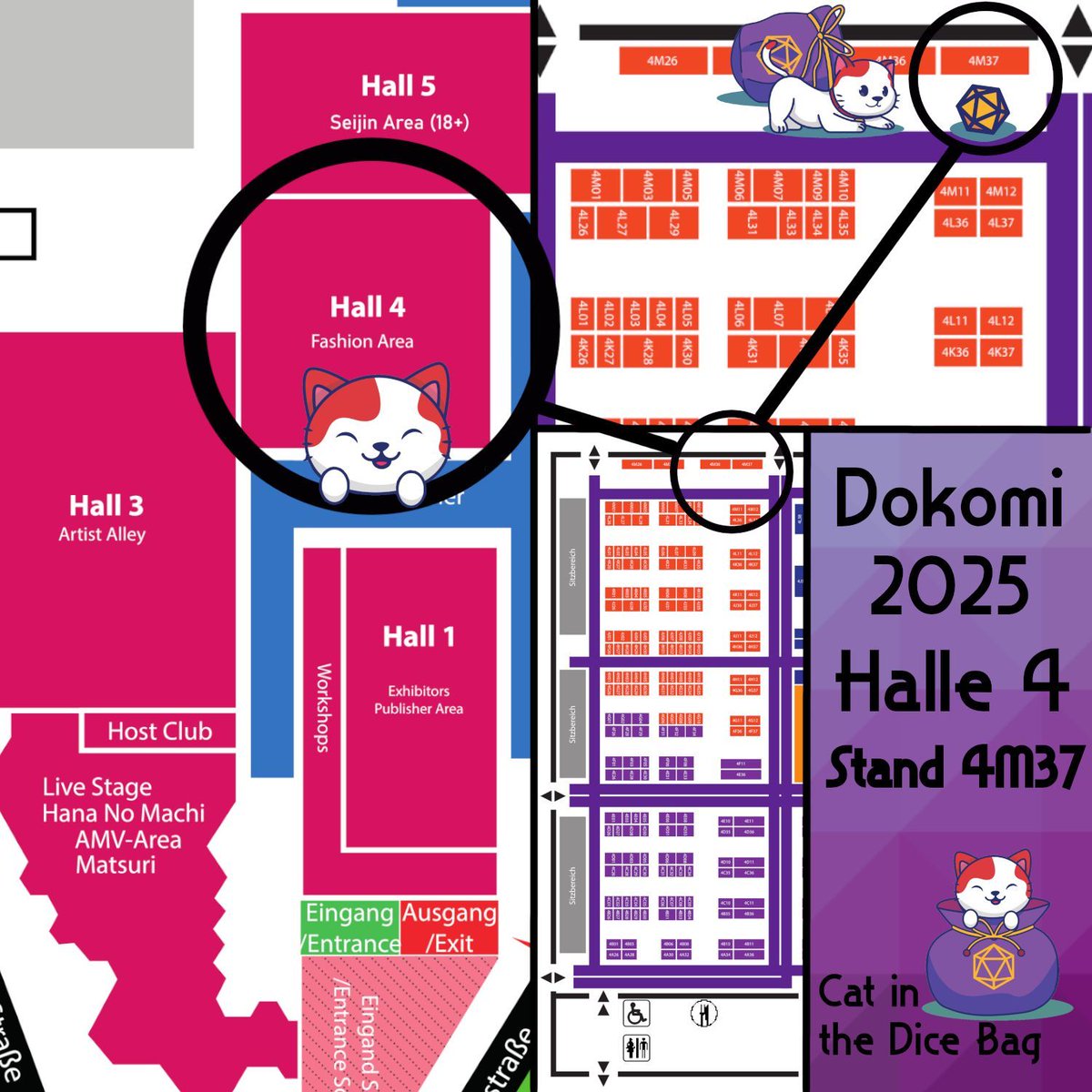 Soon we will be at Dokomi again, this year in Hall 4 at Booth 4M37 !
We are looking forward meeting you all again!! Who will be there?
(Ad)

#dnd #handmadedice #dnd5e #epoxy #resin #rpg #ttrpg #diceset #würfel #d20 #dice #pnp #pnpde #pf2e