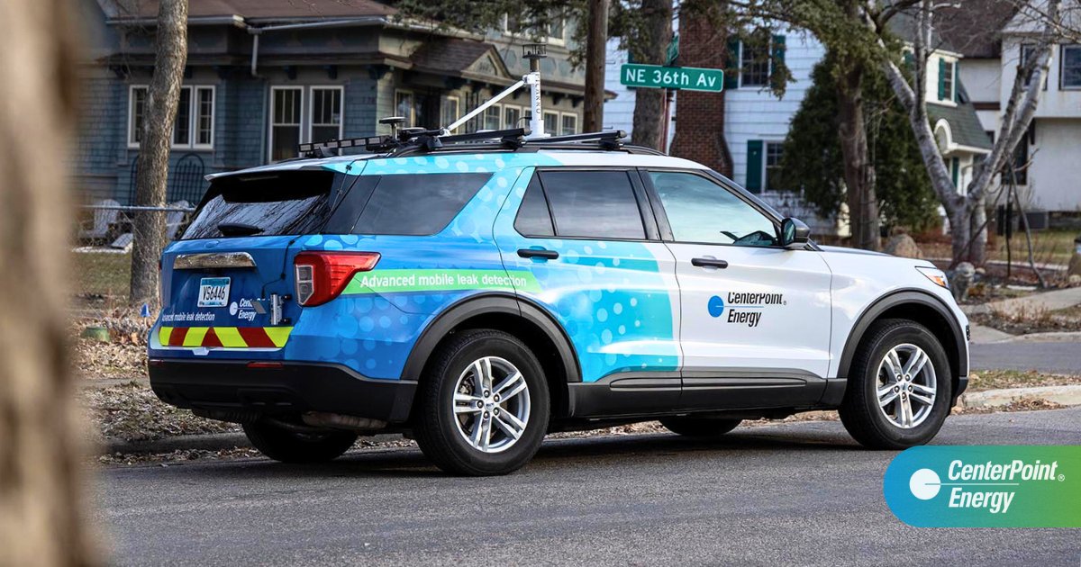 It's a wrap! Our #Picarro leak survey technology vehicles have a new look. The vehicles, which you may see in your neighborhood after dark, use state-of-the-art equipment that is 1,000 times more sensitive than the traditional process to detect potential natural gas leaks.