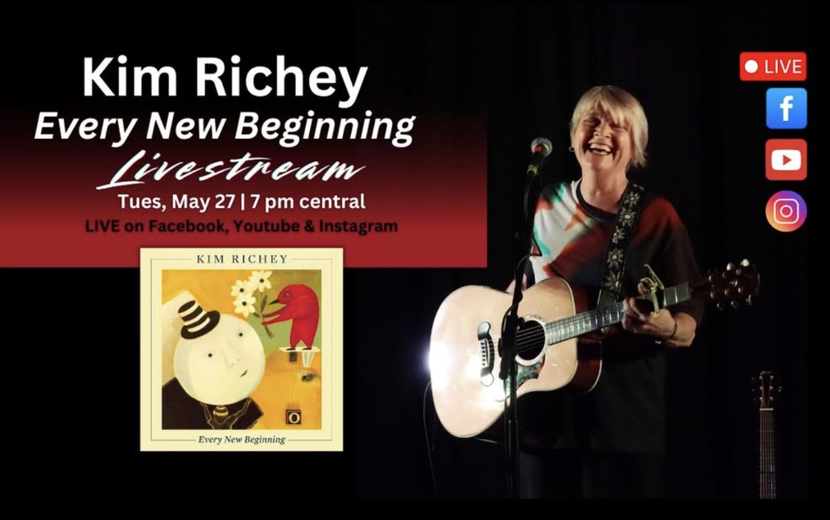 Yep Roc Records (@yeproc) on Twitter photo 1 year of <a href="/kimrichey/">kim richey</a>'s ๐๐ท๐ฆ๐ณ๐บ ๐๐ฆ๐ธ ๐๐ฆ๐จ๐ช๐ฏ๐ฏ๐ช๐ฏ๐จ! To celebrate, she will be doing a livestream Tuesday on her Facebook & Instagram at 7pmCT. Available on Fan Exclusive Translucent Orange Vinyl, Clear Coke Bottle Vinyl & CD.
Buy & stream: ffm.to/everynewbeginnโฆ 1 year of <a href="/kimrichey/">kim richey</a>'s ๐๐ท๐ฆ๐ณ๐บ ๐๐ฆ๐ธ ๐๐ฆ๐จ๐ช๐ฏ๐ฏ๐ช๐ฏ๐จ! To celebrate, she will be doing a livestream Tuesday on her Facebook & Instagram at 7pmCT. Available on Fan Exclusive Translucent Orange Vinyl, Clear Coke Bottle Vinyl & CD.
Buy & stream: ffm.to/everynewbeginnโฆ