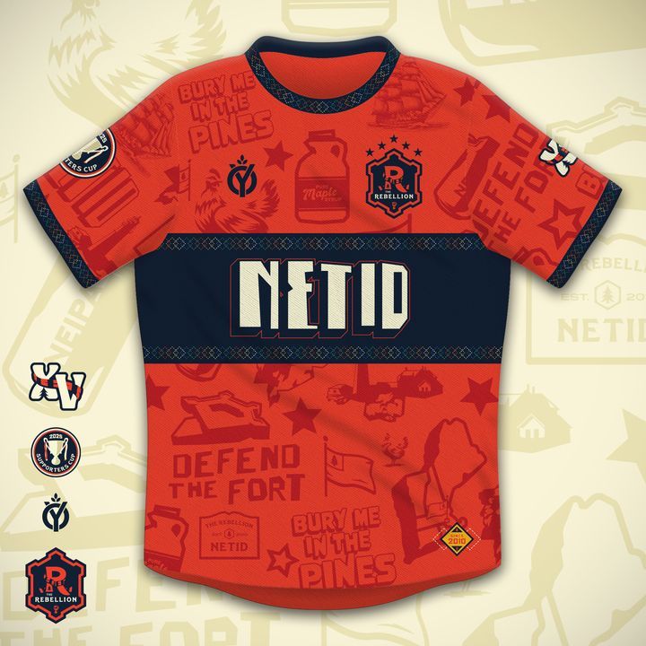 NERebellion's tweet image. The 2025 Supporters Cup kit has arrived.
Sign-ups are now LIVE — rep NETID and The Rebellion in this year’s battle for the Fort.
Get your jersey and secure your spot: nerebellion.org/shop