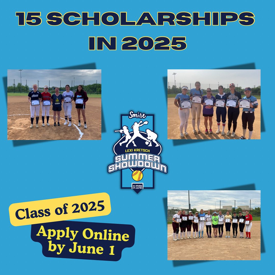 Last year, the Lexi Kretsch Tournament Scholarship Fund supported 11 Scholarships. This year, we are up to 15‼️

Application Requirements:
- Class of 2025 Senior
- Participating in the 2025 Lexi Tournament
- Apply Online by June 1 at Midnight

minnesotavortex.leagueapps.com/events/4558210…
