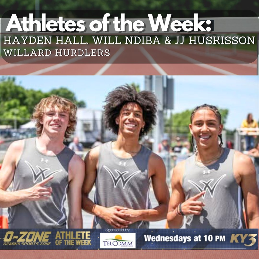 Congratulations to Hayden, Will and JJ , this week's Athletes of the Week from Willard! 🏆
We are thrilled to have the privilege of sponsoring our community's athletes.
ky3.com/2025/05/22/ath…