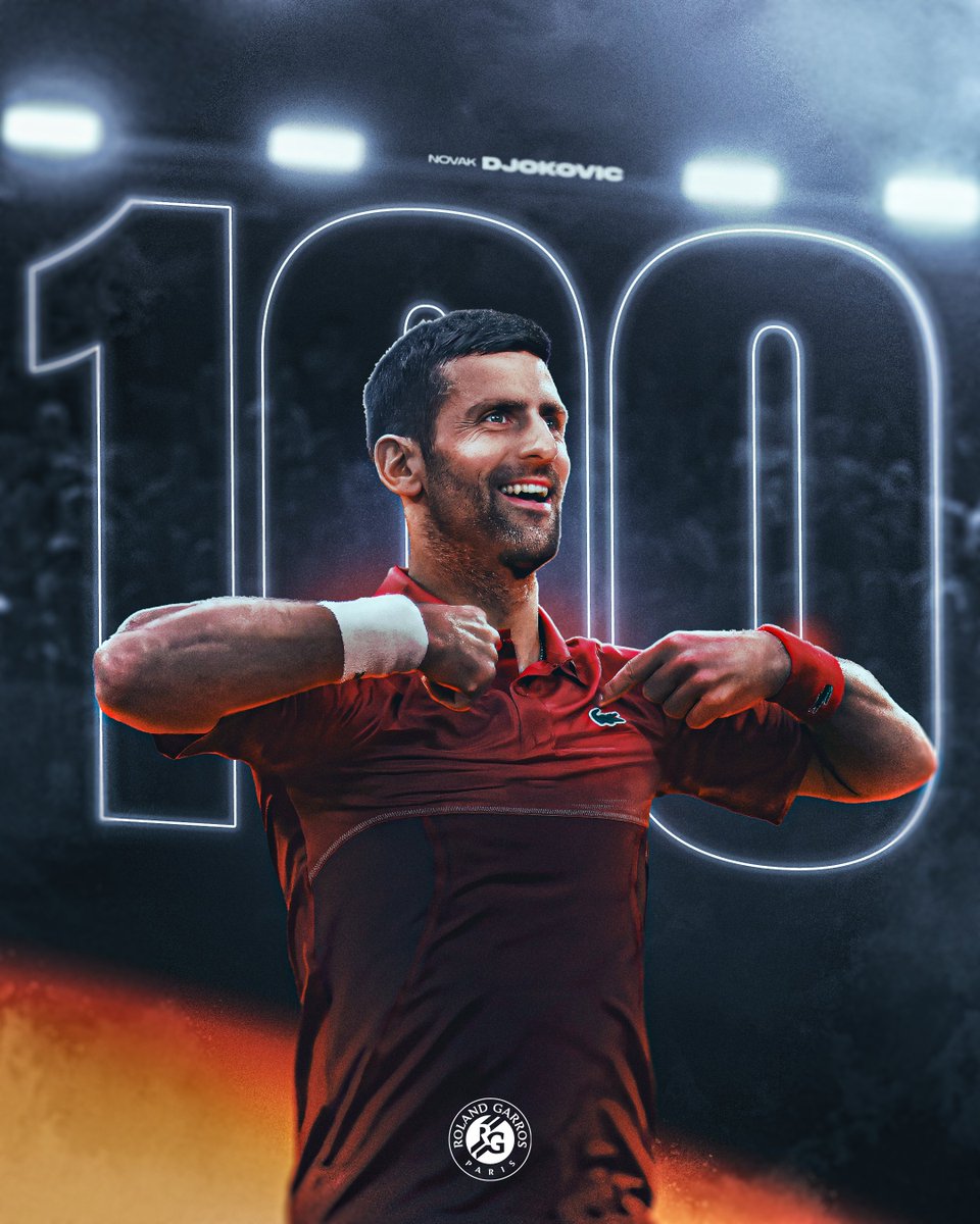 rolandgarros's tweet image. IDEM100 🗣️🇷🇸