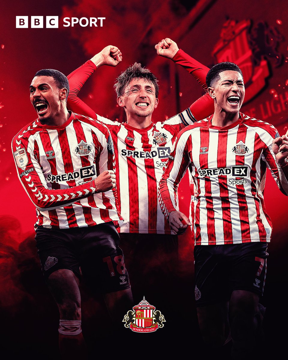 🔴⚪ SUNDERLAND ARE PROMOTED TO THE PREMIER LEAGUE! 🥳🙌