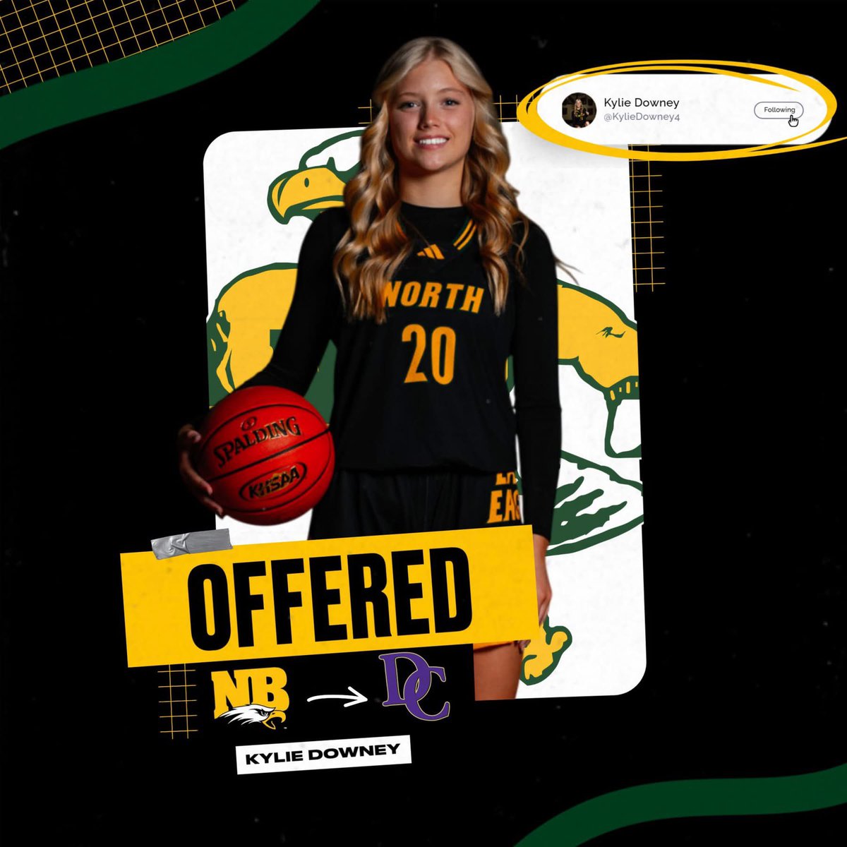 That’s 3 in a week! Keep em coming girl! 4.0 gpa and she can play! <a href="/KylieDowney4/">Kylie Downey</a>