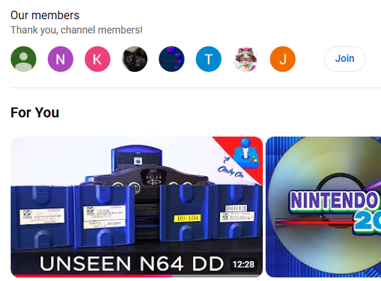 hard4games's tweet image. NICE. We now have enough channel members for YouTube to display them on our channel homepage. Thank you again! youtube.com/channel/UCacYH…