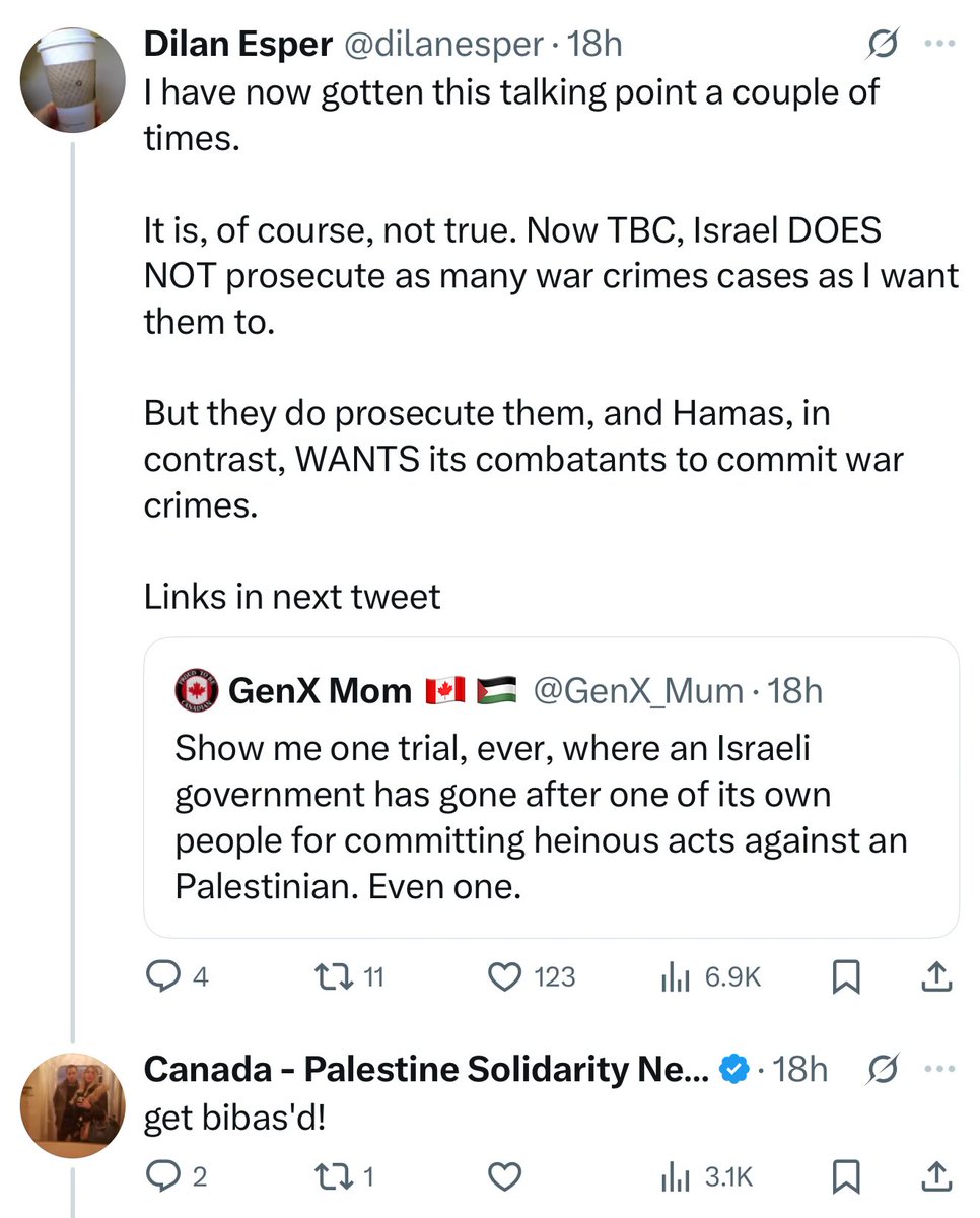 Andrew Fox (@mr_andrew_fox) on Twitter photo Look at the reply of the Palestine Solidarity Campaign <a href="/CanadaNetwork/">Canada - Palestine Solidarity Network</a>
Palestinianism is as much a cancer in Western societies as it is in the Middle East.
Toxic, cancerous, despicable, and, at its core, a hate movement. Nothing to do with freeing anything. Look at the reply of the Palestine Solidarity Campaign <a href="/CanadaNetwork/">Canada - Palestine Solidarity Network</a>
Palestinianism is as much a cancer in Western societies as it is in the Middle East.
Toxic, cancerous, despicable, and, at its core, a hate movement. Nothing to do with freeing anything.