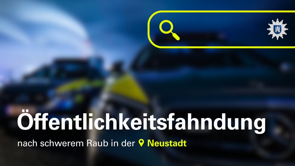 #Öffentlichkeitsfahndung nach nach schwerem Raub in Hamburg-Neustadt

Im Februar haben zwei Unbekannte zunächst einen 49-Jährigen in einer Tiefgarage in der Neustadt überfallen und im Anschluss unter Einsatz eines hierbei geraubten Schlüssels diverse Gegenstände aus einer Wohnung