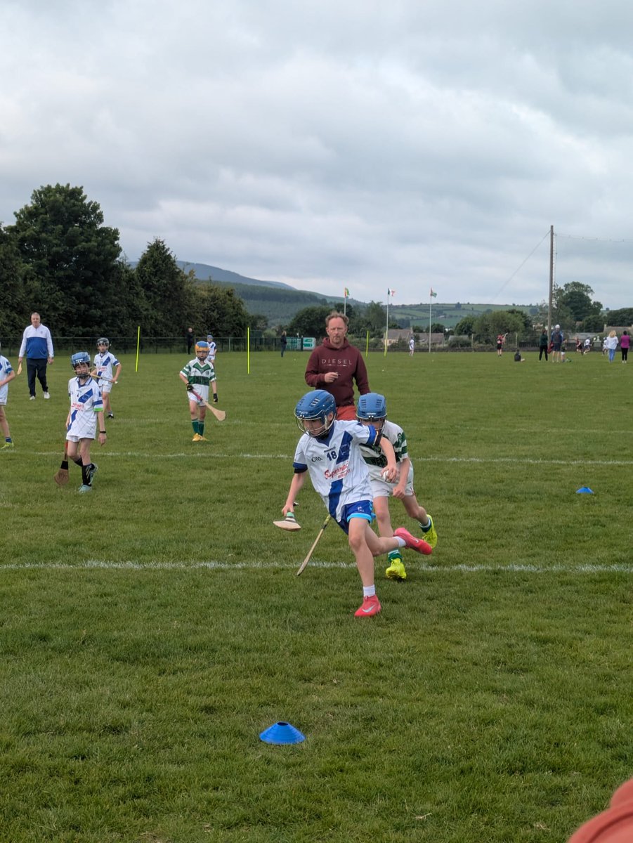 Our Under 10 and under 8 Little Puckers from this morning who exhibited great skill and determination in 3 top class games Vs our hosts Burrin Rangers and also Mount Leinster Rangers.