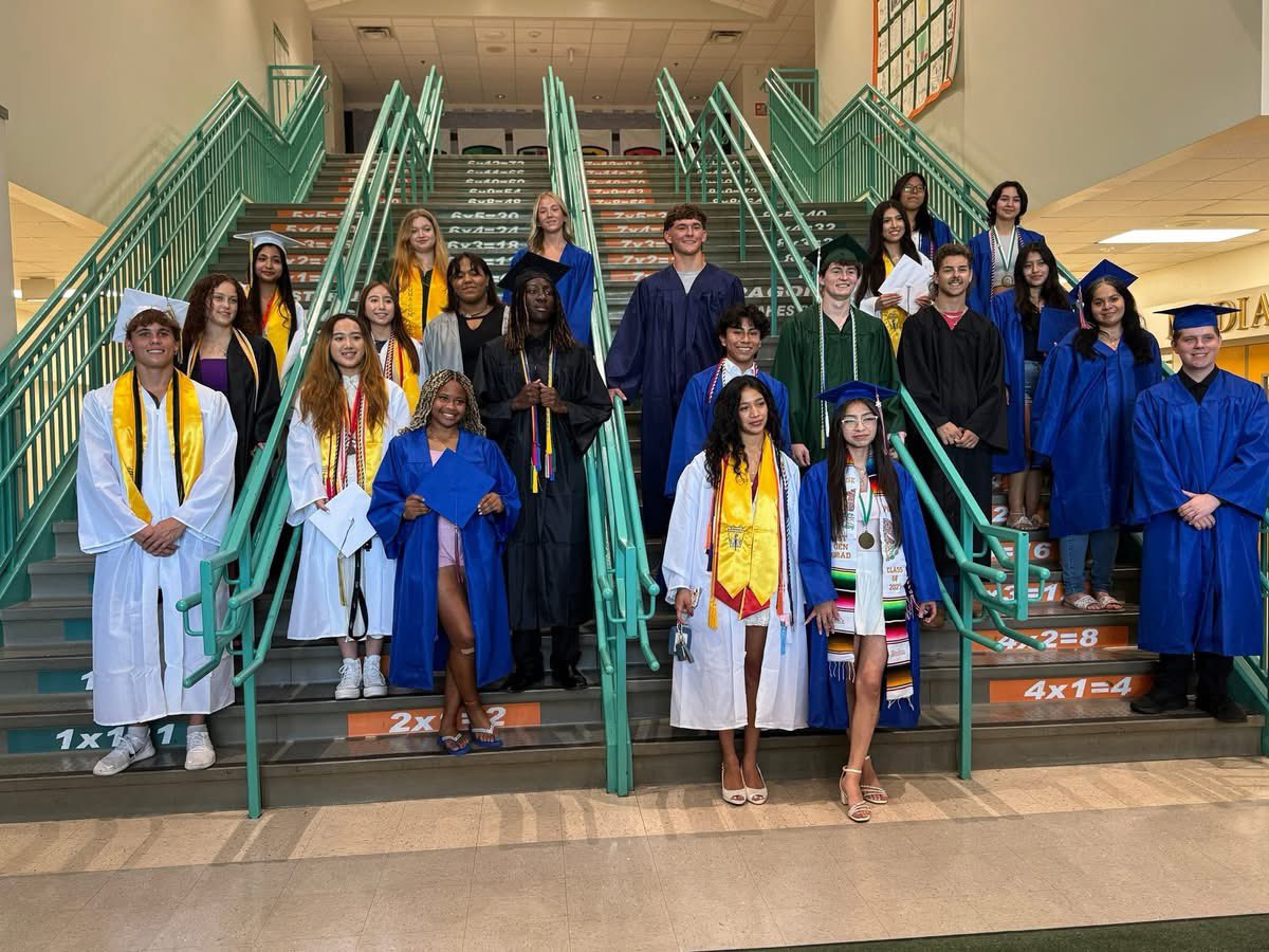 Today, we celebrate our amazing seniors!

As they walk the halls one last time—this time in their caps and gowns—they’re met with cheers, high-fives, and so much love from our students and staff.

We are so proud of each and every one of you. Congratulations, Class of 2025!