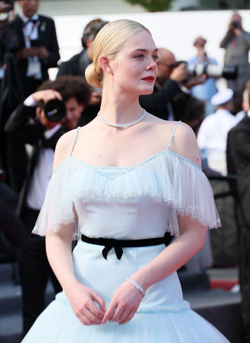 Elle Fanning at the Cannes closing ceremony.