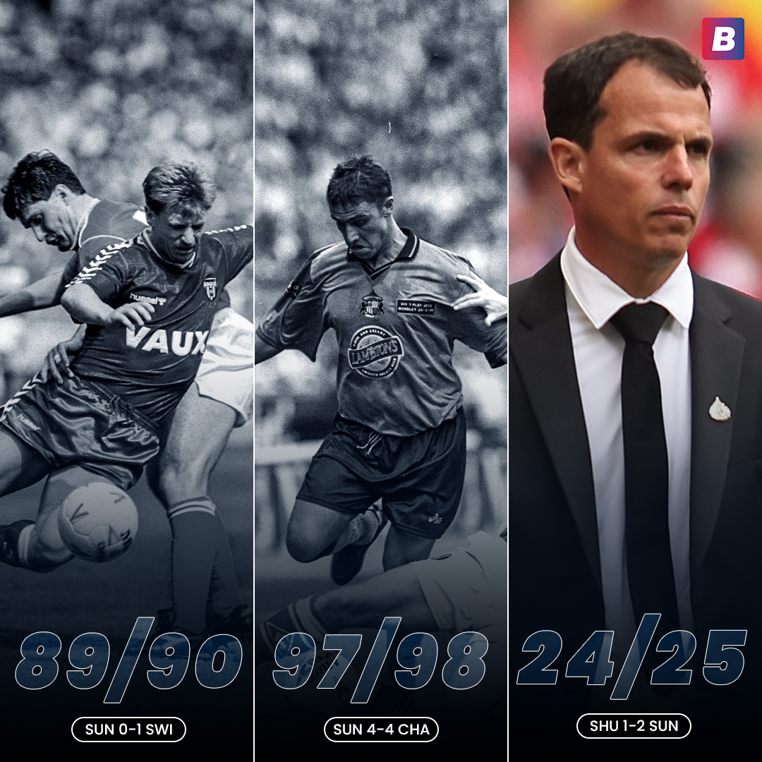 🔴⚪️ | THIRD TIME LUCKY!

Sunderland finally win a second-tier play-off final to book their spot in the 2025/26 Premier League.

#SAFC | #EFLPlayOffs