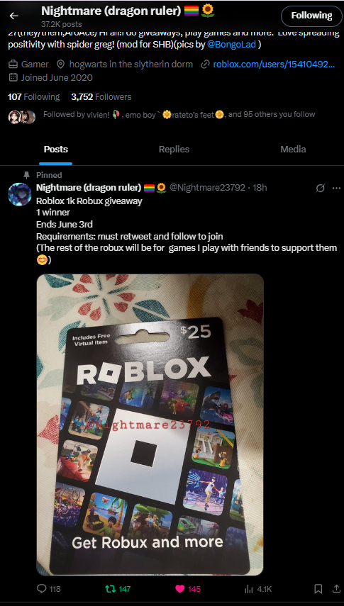 KittyPlays_01's tweet photo. @Nightmare23792 Hi joineddd https://t.co/IGpfmT6x44