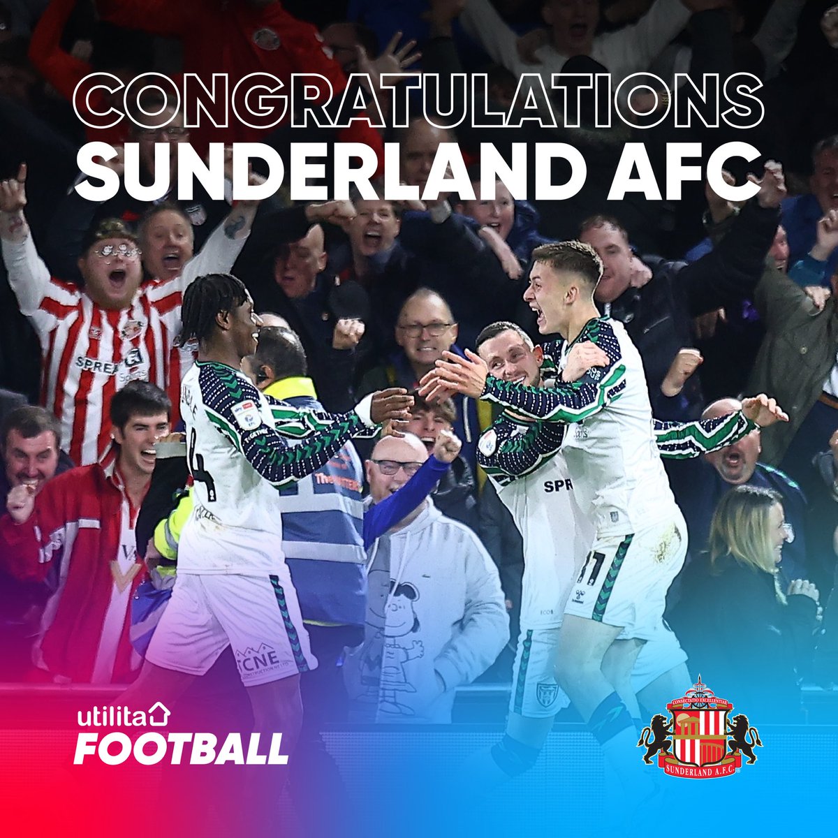 Utilita Football (@utilitafootball) on Twitter photo SUNDERLAND ARE PREMIER LEAGUE AGAIN!!! ๐
Congratulations, <a href="/SunderlandAFC/">Sunderland AFC</a> ๐ดโช๏ธ
#SAFC SUNDERLAND ARE PREMIER LEAGUE AGAIN!!! ๐
Congratulations, <a href="/SunderlandAFC/">Sunderland AFC</a> ๐ดโช๏ธ
#SAFC