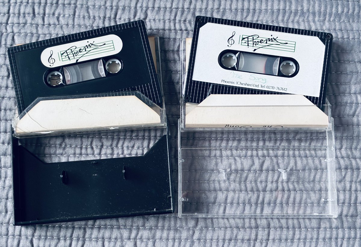 Came across these in a box this afternoon. Who remembers (or had any) Phoenix Jingles?

The Production Line and The Song were both low-cost packages for hospital radio stations, with The Song being various generic HR cuts of Phoenix’s 1980s theme song for Signal Radio.