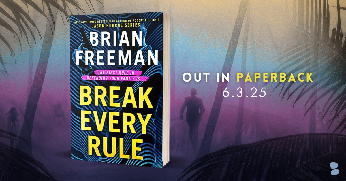 From the bestselling author of Robert Ludlum’s #JasonBourne series, @BFreemanBooks delivers #BREAKEVERYRULE —a high-stakes thriller where 1 man’s fight to save his family means confronting the darkest corners of his past.🔥Re-launching in paperback on 6/3!
blackstonepublishing.com/products/book-…