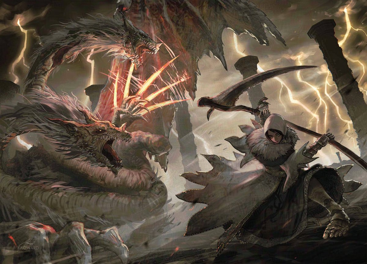 Kaoward (@kaowardo) on Twitter photo C, my Tarnished, about to get smacked by Dragonlord Placidusax
My piece for <a href="/tarnishedzine/">Graced by Gold: An Elden Ring Fanzine</a>!
#ELDENRING C, my Tarnished, about to get smacked by Dragonlord Placidusax
My piece for <a href="/tarnishedzine/">Graced by Gold: An Elden Ring Fanzine</a>!
#ELDENRING