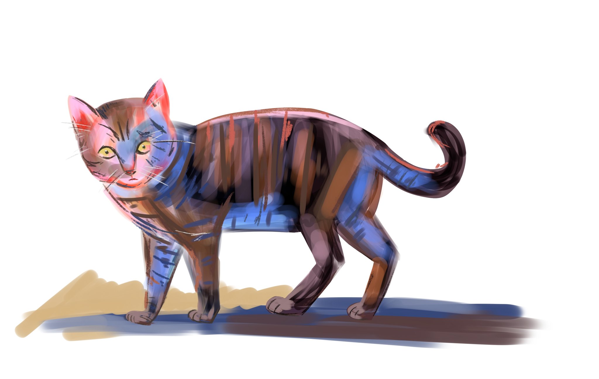 龍に導かれ　猫　絵　イラスト 猫😻ねこイラストレーター 365CAT.ART | ぬりえBOOK、🦖恐竜