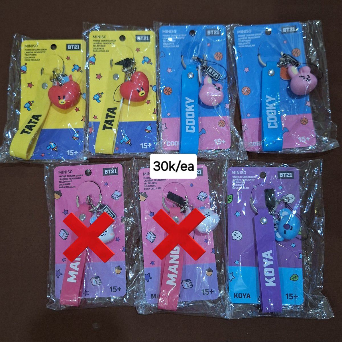 loveiycha_'s tweet photo. want to sell miniso x BT21

❌️ adm 🍊 11.5%, pack start 1k
✔️ req svid/splitpay
📍 jakarta, ina

wts aab bts bt21 koya rj shooky mang chimmy tata cooky bantal leher storage box laci bagcharm plushie ganci doll boneka light up keychain lampu phone charm strap diskon sale murce https://t.co/qSqFc9mWZg