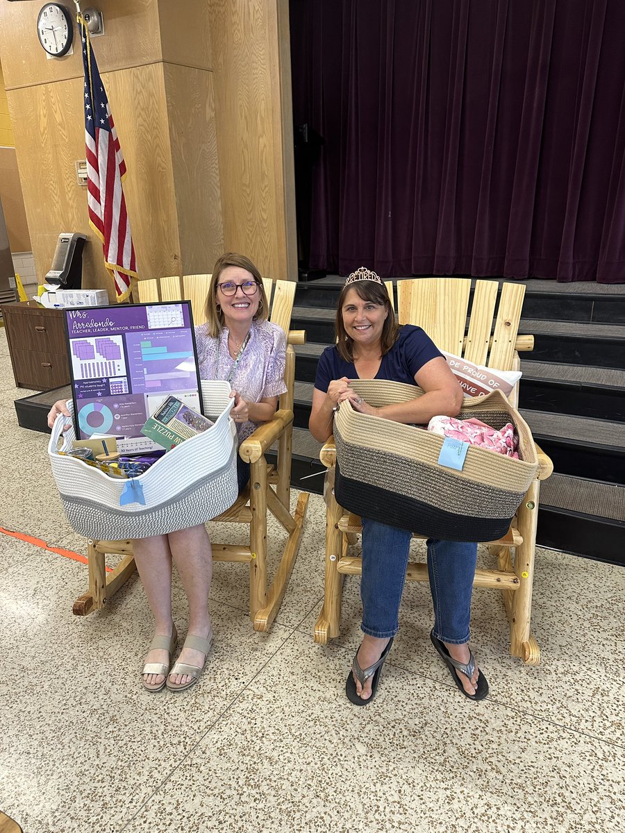 Congratulations to Diane Arredondo and Suzy Fulp as they completed their last day and are ready for retirement!