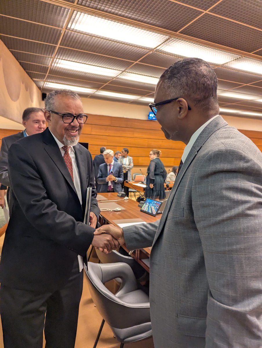 I met with <a href="/pahowho/">PAHO/WHO</a> health ministers to discuss the historic #PandemicAccord adoption at #WHA78 and the next steps. We also discussed the importance of sustainable financing for <a href="/WHO/">World Health Organization (WHO)</a> as part of the transformation effort begun 7 years ago, and I thanked the Ministers for approving