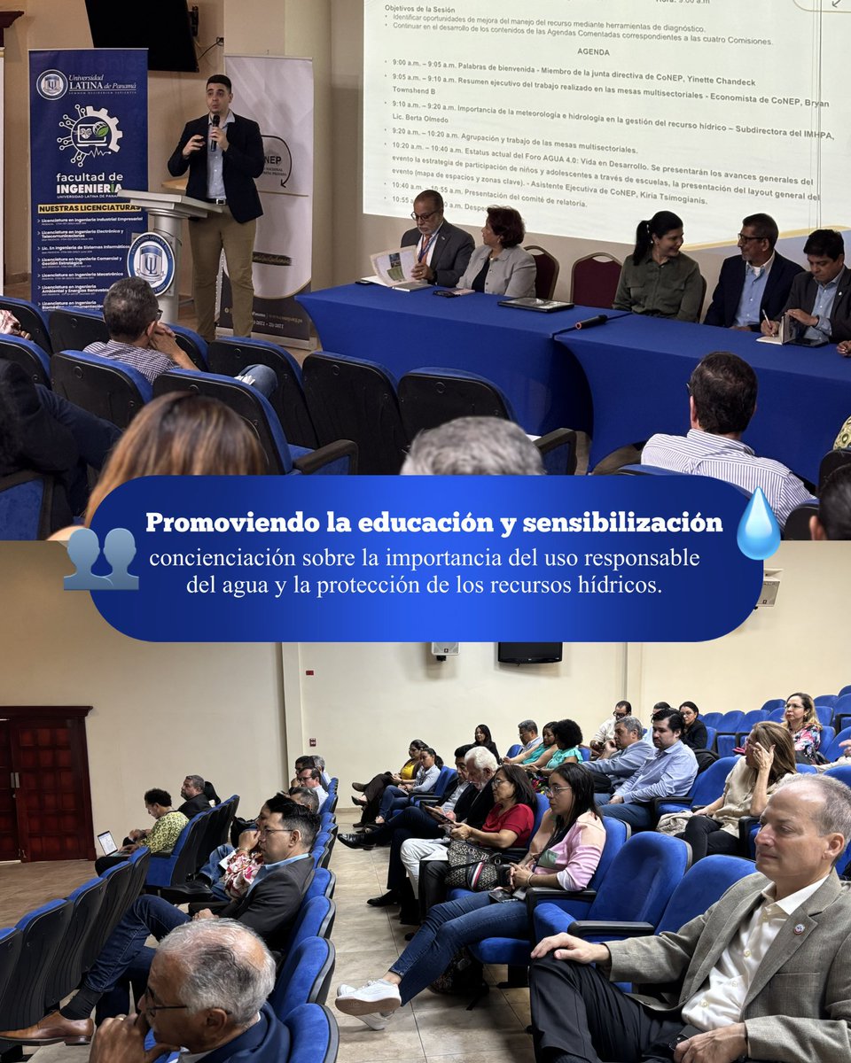 Universidad Latina de Panamá (@ulatinapa) on Twitter photo Hoy, la Universidad Latina de Panamá fue sede de la Mesa Multisectorial de Sostenibilidad de Recursos Hídricos, en colaboración con el Consejo Nacional de la Empresa Privada <a href="/coneppanama/">Consejo Nacional de la Empresa Privada</a> . Un espacio de diálogo donde diversos sectores se unieron para proponer soluciones concretas Hoy, la Universidad Latina de Panamá fue sede de la Mesa Multisectorial de Sostenibilidad de Recursos Hídricos, en colaboración con el Consejo Nacional de la Empresa Privada <a href="/coneppanama/">Consejo Nacional de la Empresa Privada</a> . Un espacio de diálogo donde diversos sectores se unieron para proponer soluciones concretas